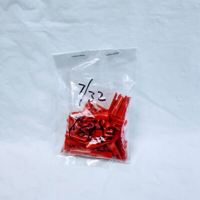 NOS Archery Red 7/32'' Arrow Shaft Replacement Nocks 50 ct