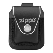 Zippo Black Loop Lighter Pouch, LPLBK