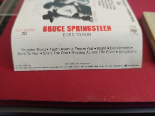 RARO CASETE BRUCE SPRINGSTEEN NACIDO PARA CORRER PRIMERA EDICIÓN EE. UU. PCT 33795 - Imagen 9 de 11