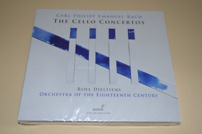 Carl Philipp Emanuel Bach - Cello Concertos / Roel Dieltiens / Glossa 2019 /New