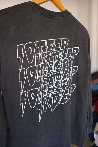 Ten Deep Vintage 90's Long Sleeve T Shirt Crew Neck Size Medium Unisex USA Made - Picture 6 of 11