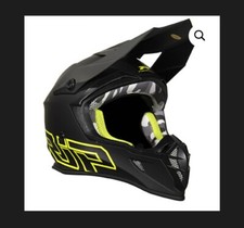 CASCO PROGRIP 2022 RACING ENDURO MOTOCROSS QUAD NERO MATT GIALLO FLUO