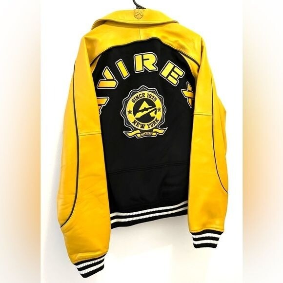 AVIREX Classic Wool Leather Varsity Jacket | eBay
