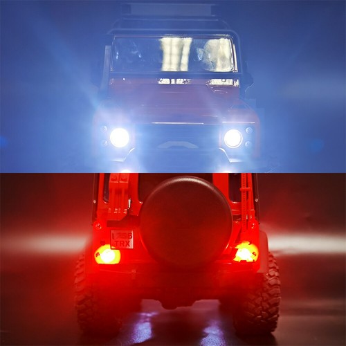 1/2/5x Scheinwerfer & Rückleuchten LED Leuchten für 1:18 RC Carwler TRX4M Neu - Bild 4 von 11