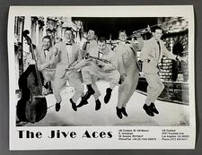1990s The Jive Aces UK Jazz Swing Band Vintage Promo Photo Hurley Fordham Howell