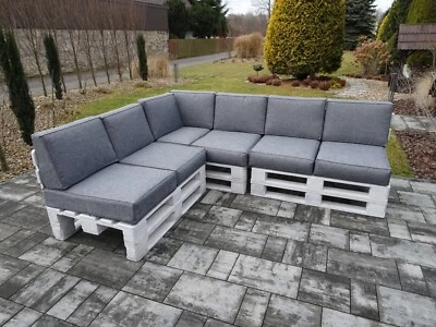 JACKKISSEN Palettenkissen Schaumkissen Kissen Palettensofa Euro Paletten Polster 80 x 60