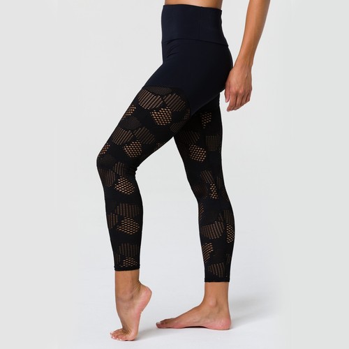 Onzie Flow Half Half Mesh Legging 