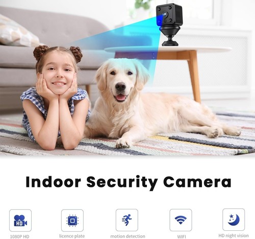 1080P HD Smart Home Security Camera – WiFi, Motion Detection, Night Vision & App - Picture 4 of 7