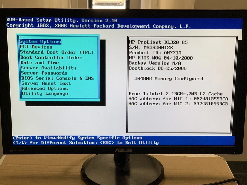 HP Proliant DL320 G5 Cisco MCS7800 Core2 Duo 2.13GHz 2GB RAM 160GBx2 SATA UNUSED - Image 2 of 4