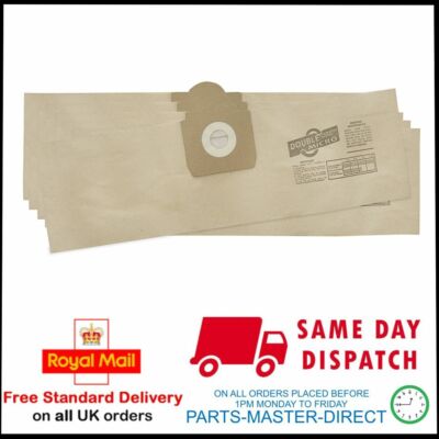 FITS HOOVER PARKSIDE LIDL PNTS 1300 1400 1500 VACUUM CLEANER DUST BAGS 5 PACK