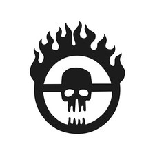 Mad Max Fury Road Skull Logo Vinyl Decal Car Window Laptop Sticker