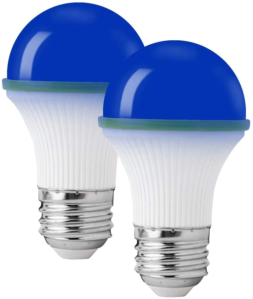 Blue colored light bulbs deals