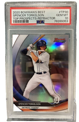 2020 Bowman Best Spencer Torkelson RC Top Prospects Refractor #30