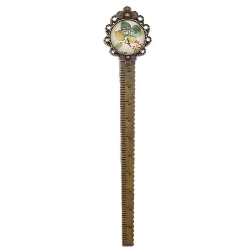 Vintage Metal Ruler For Needlework Measuring Tool DIY Clothes Sewing Accessories - Picture 3 of 14
