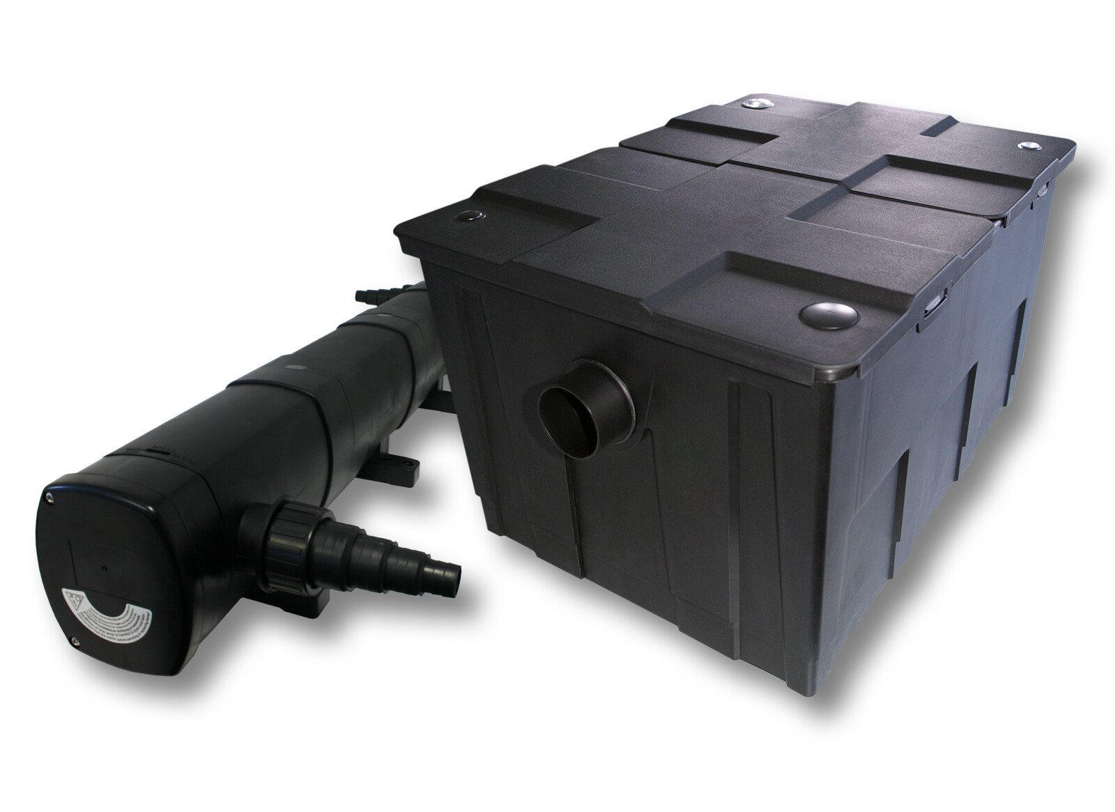 Kit de Filtration Bassin Filtre 60000l Stérilisateur UV 72W 5m Tuyau 626