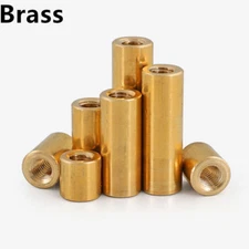 Brass Lengthen Round Nuts Standoff Spacer Pillar M5 M6 M8 M10