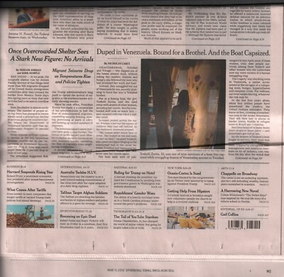 New York Times July 11 2019 Alexander Acosta Jeffrey Epstein Case