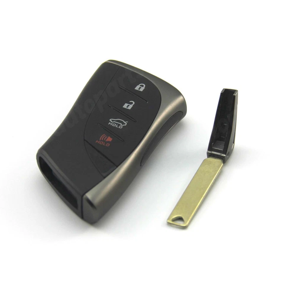 Remote Smart Key Fob Shell Case For Lexus ES ES250 ES300H ES350 LS500 4 Buttons - Image 3 of 4