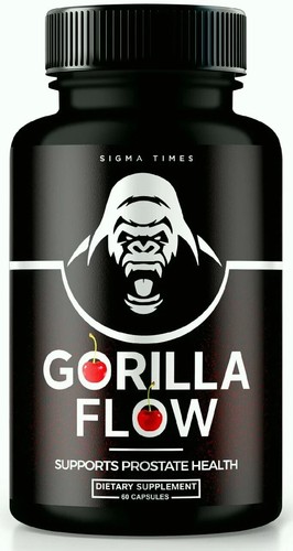Gorilla Flow Men's Prostate Health Pill for Adv Urinary Support 60ct | Pack of 1