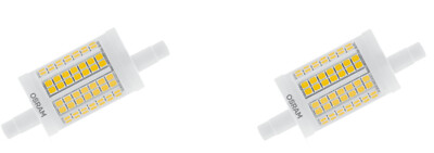 2x OSRAM LED Star Line R7s Stab Röhre 11,5W=100W 78mm EEK:G (Spektrum A-G)