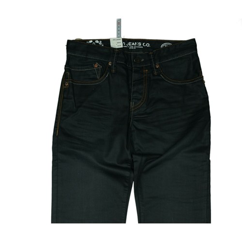 MAVI Jeans Pierre Herren Hose Straight Leg M W30 L34 grau schwarz Lederoptik NEU - Bild 2 von 7