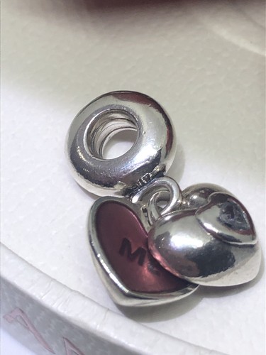 PANDORA Me and You Silver Charm Dangle 791244CZ Retired Authentic Ale 925 - Picture 5 of 11