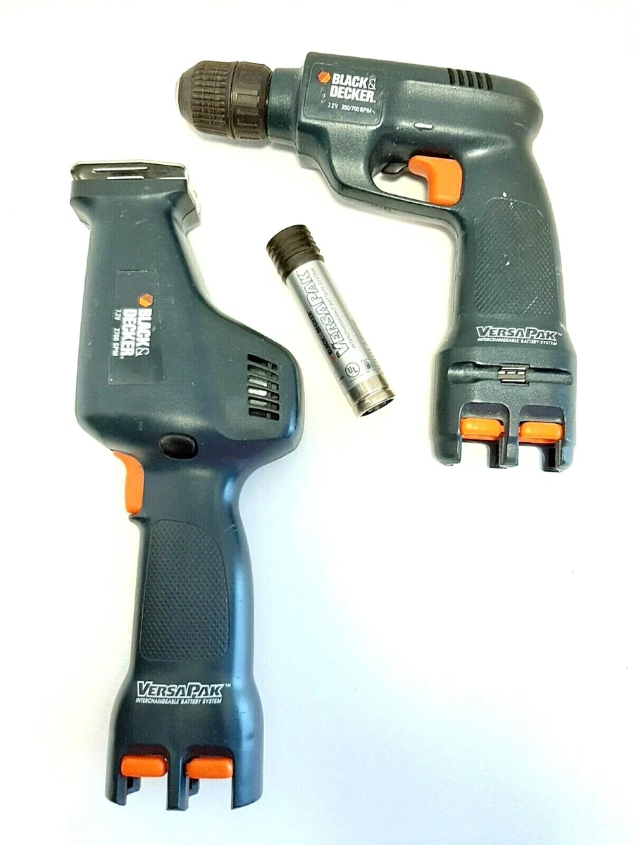 Black & Decker Type 1 7.2 Volt Versapak Drill Power Tool Batteries