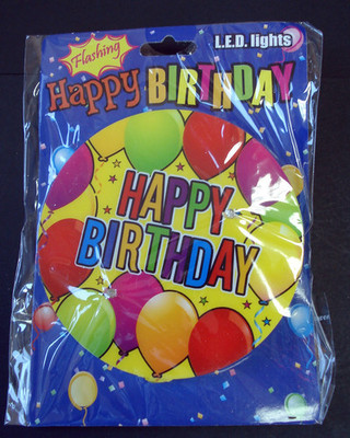 Geburtstags Button ''Happy Birthday'' B-Ware Gag Party Geburtstag Scherz Spaß