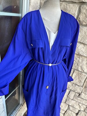 american vintage blue dress Prettiest 1950s Ceil Chapman Fitted Blue Dress w Hip Pockets & Pleated –  Shrimpton Couture
