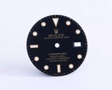 ROLEX Dial Quadrante Nero "T" per Submariner 16613 16618