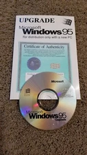 Microsoft Windows 95 Operating System Upgrade Disc with manual
