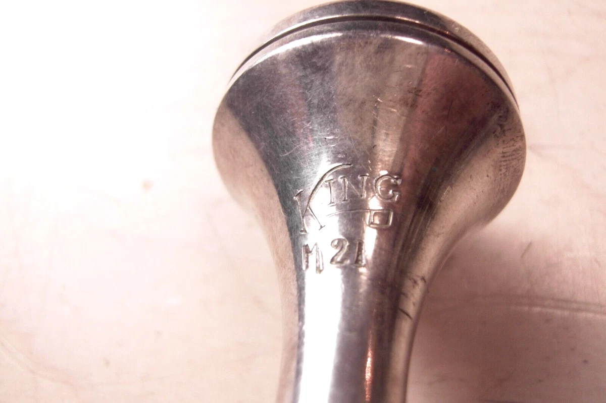 Rares Vintage Mouth Piece for Trombone Tenorhorn King M21 Shaft