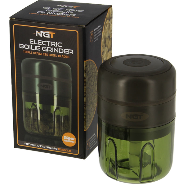 Boilie Bait Grinder Carp Fishing Electric Rechargeable with 60 PVA Bags NGT - Image 11