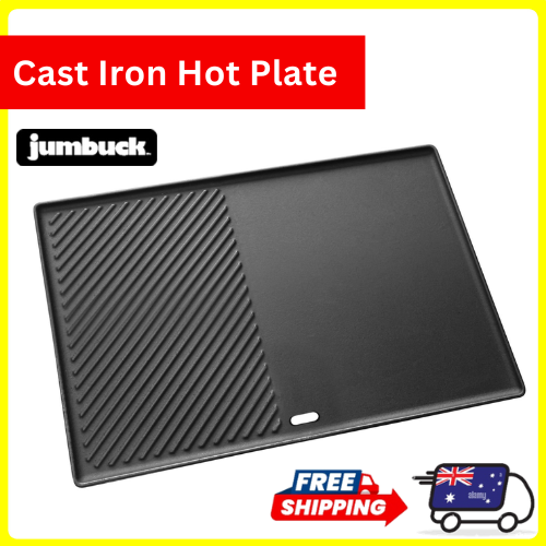 Jumbuck™ Cast Iron BBQ Barbecue Solid Hot Suits 3/6 Burner