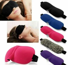 10 Pack Travel 3D Eye Mask Sleep Soft Padded Shade Cover Rest Relax Blindfold