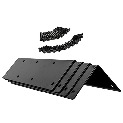 4 Set Bed Corner Bracket Growing Tent Raised Garden Metal Brackets - Picture 4 of 12