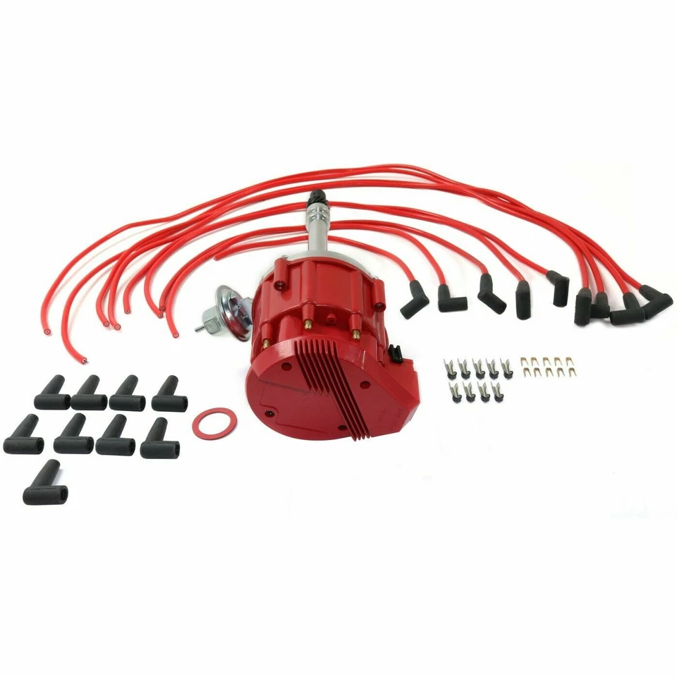 Distribuidor Incluye 8 Piezas Bujía Cable Se Adapta a Caprice Camaro Skylark Regal Foto 4 de 4