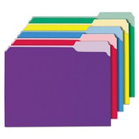 Universal Recycled Interior File Folders 1/3 Cut Top Tab Letter Assorted 100/box on sale Universal Recycled Interior File Folders 1/3 Cut Top Tab Letter Assorted 100/box on sale