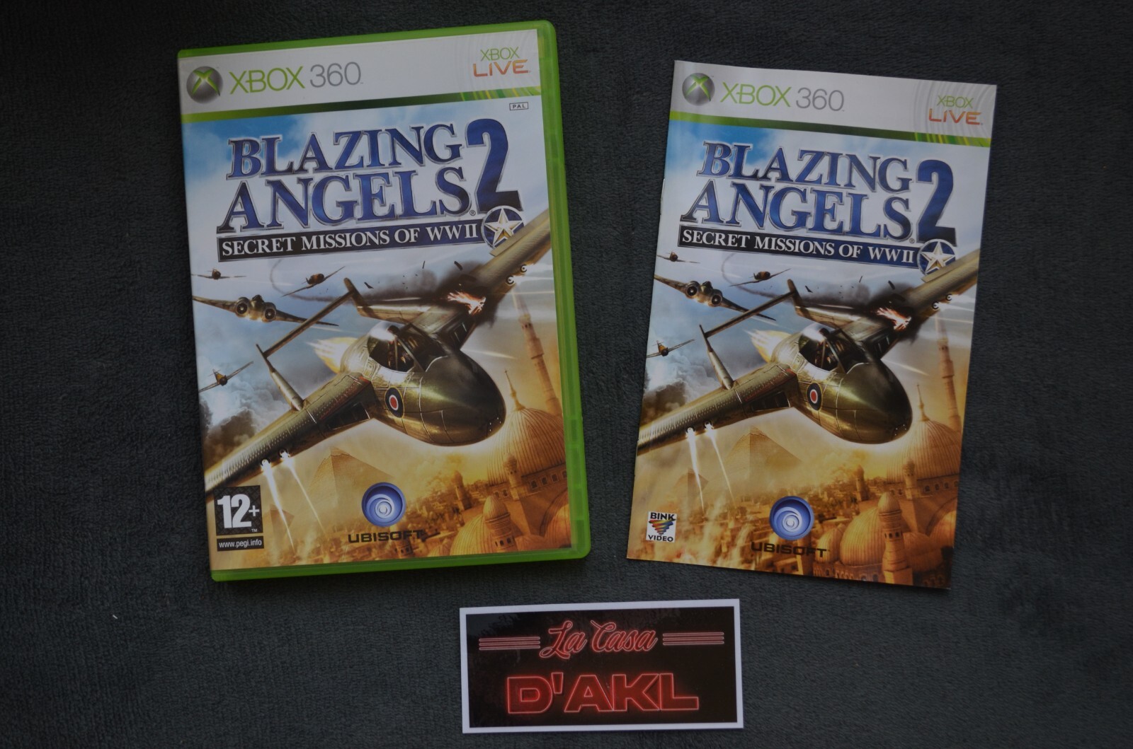 Blazing Angels 2 : Secret Missions of WWII complet sur XBOX 360 FR TTBE