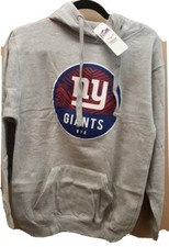 NFL Team Apparel New York Giants Men  s Gray Hoodie SIZE SMALL NWT