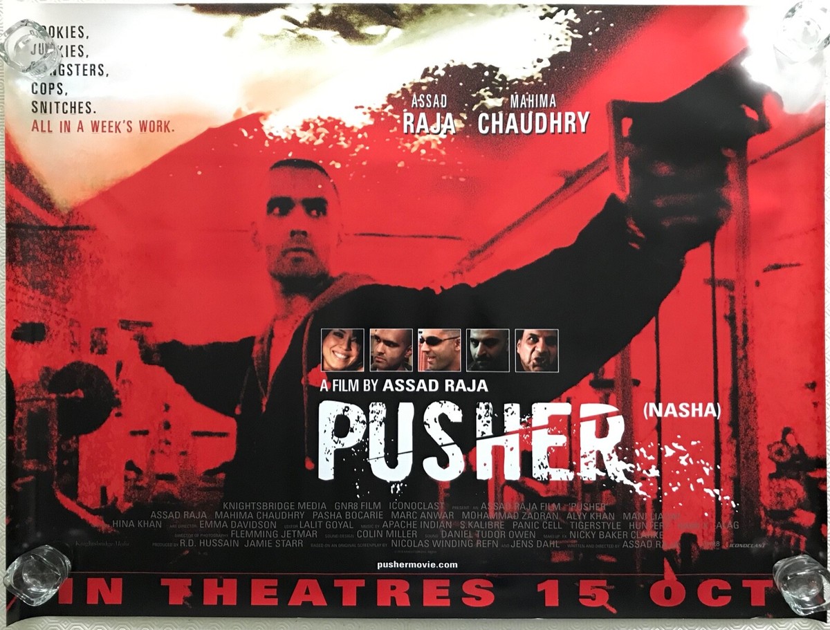 Pusher Original Advance Movie Quad Poster 2010 Assad Raja, Mahima 