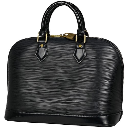Louis Vuitton Alma Handbag Epi Noir Black M52142 Ladies Used eBay