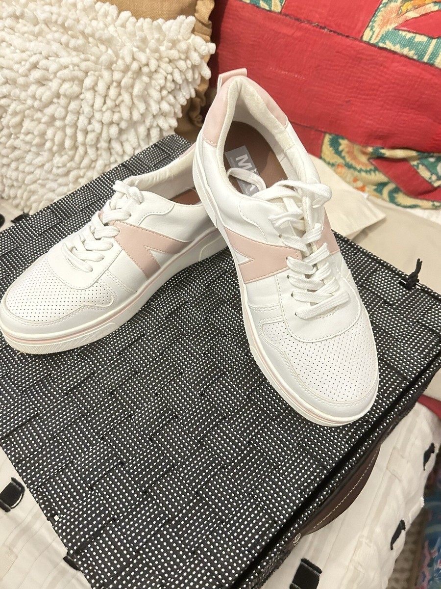 MIA Anatomic Contoured Footbed Sneaker For Women Size 8 Pink/White