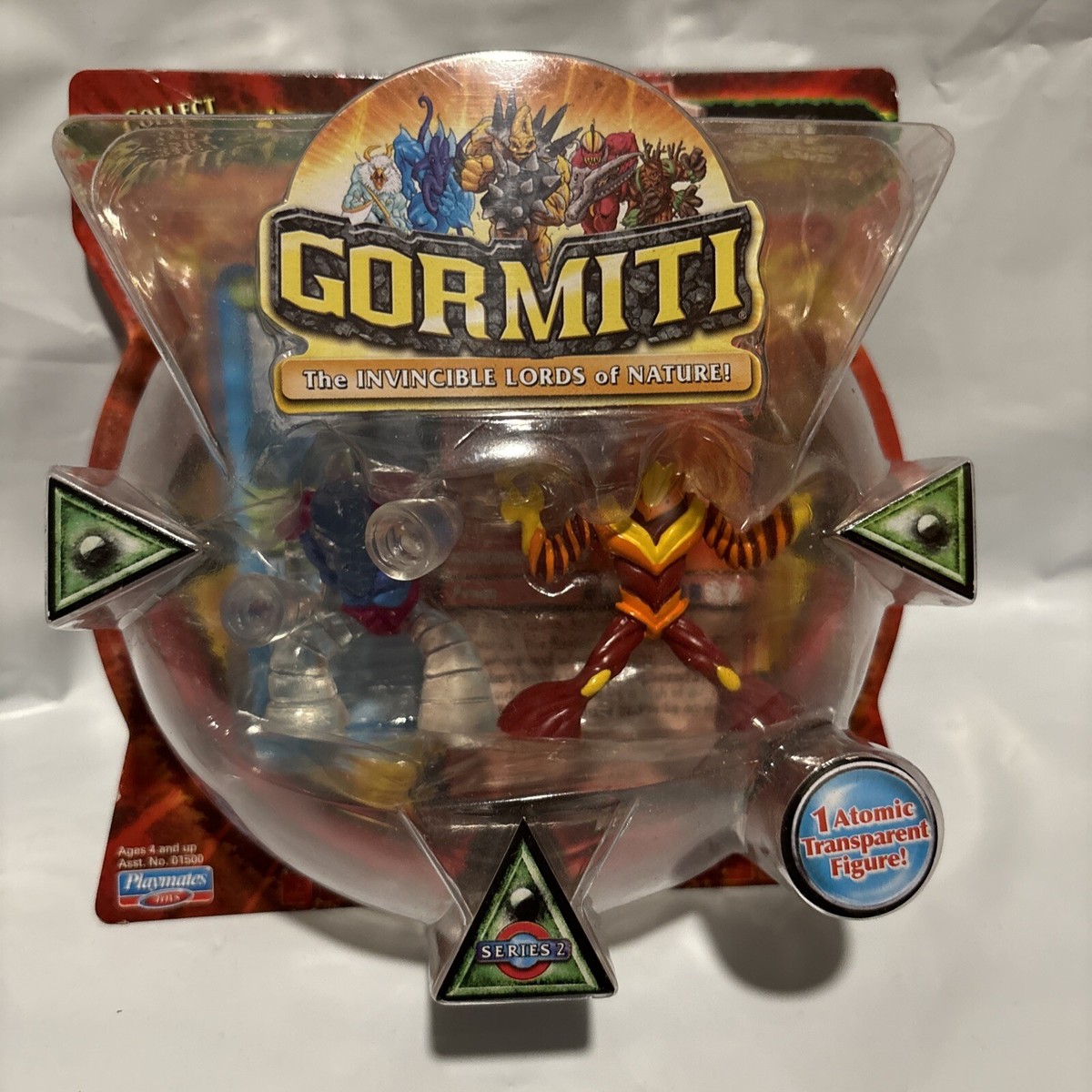 Gormiti Series Atomic Transparent Figure Nightmare Of Fire Figure New