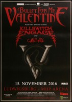 Bullet For My Valentine - Venom , Ludwigsburg 2016 | Konzertplakat | Poster