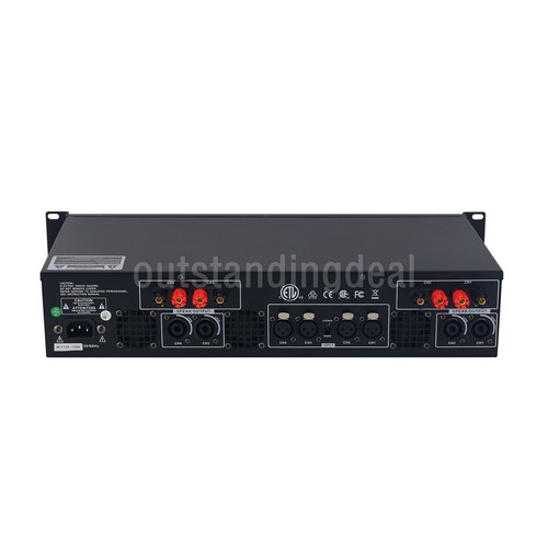1000Wx4 Professional Rear Stage Power Amplifier Stage Performance KTV High Power - Picture 3 of 8