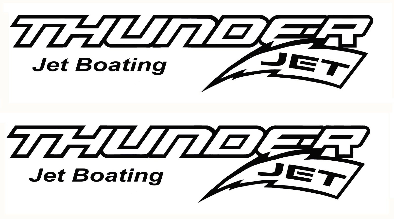 THUNDER JET BOATS GRAPHIC LOGO, DECAL, STICKER eBay
