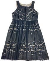 Free People Black Lace Sleeveless Dress Size 2 Women's
