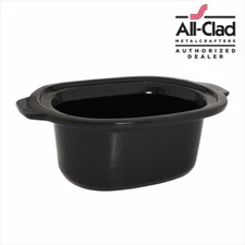 All-Clad Black Ceramic Crock Insert  910003831 SD700450  ss 990903 SS-990903