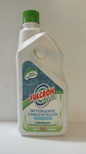 DETERGENTE CONCENTRATO PULIZIA PAVIMENTI IN GOMMA PVC LINOLEUM FULCRON 1 LT. - Foto 7 di 8